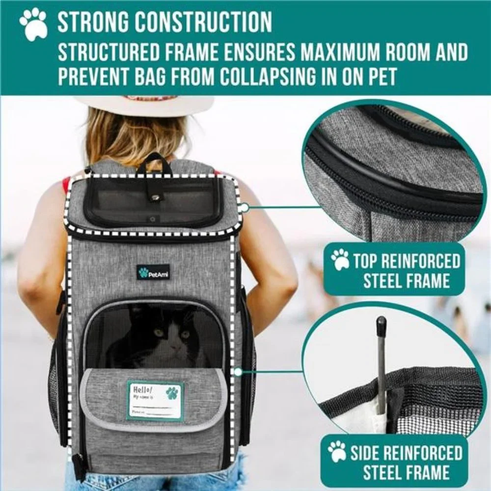 Dog Backpack Carrier,Airline Approved Cat Backpacks for Carrying Small LargeCats